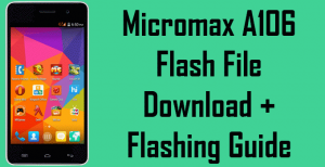 Micromax A106 flash file