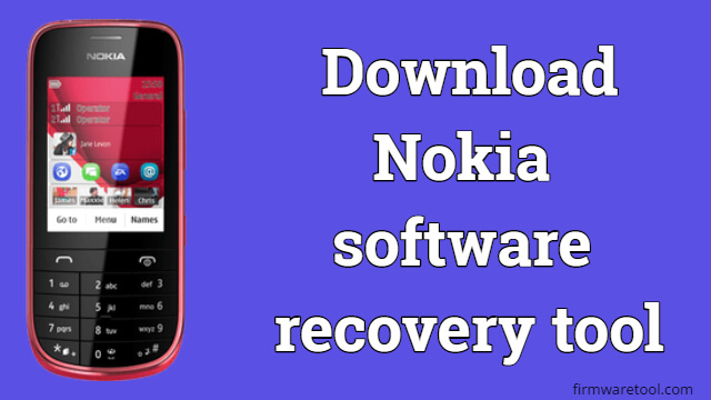 Nokia software recovery tool